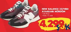 NEW BALANCE 327HBD AYAKKABI MÜRDÜM fiyat ve kampanya bilgisi